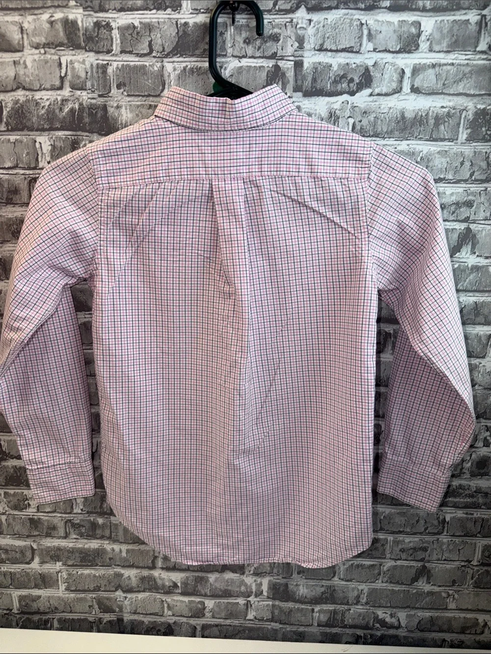 Ralph Lauren Boys Pink & Blue Micro-Check Button-Down Shirt